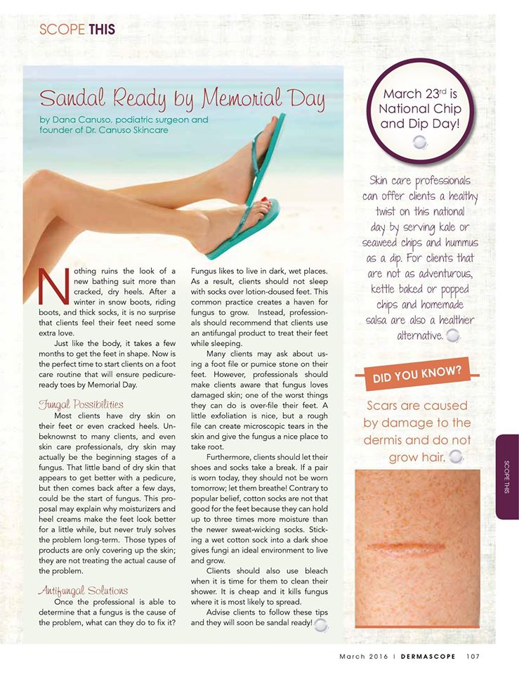 Sandal ready by Memorial Day article